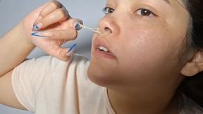 Explosive snot is coming out of my nose.