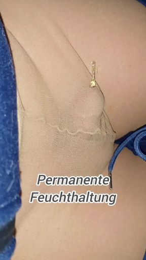 Permanent moisturizing&lt;br /&gt;
Guy pisses himself while watching TV with his wife again and again in his beige pantyhose