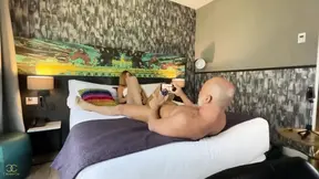 Hot blonde babe Agatha Vega footjobs and gets fucked hard