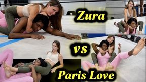 Zura vs Paris Love – Ring Domination Grappling Match - 4K