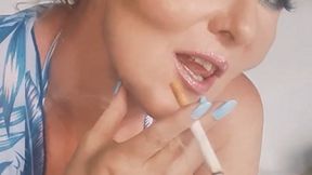 Short version - Marlboro Red 100s chain smoke