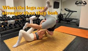 When the legs are stronger than they look💪👀