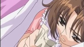 Petite anime teen gets her clit toyed with