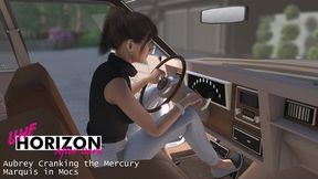 Aubrey Cranking the Mercury Marquis in Mocs 720p