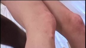 A slut with red hair and a hairy pussy gets fucked