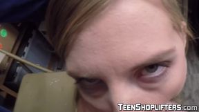 Petite blonde Ava Parker gets rough treatment from Justin Magnum