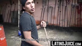 Attractive latino Eloy gobbleed my cock until I release my cum on his face