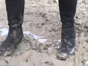 Wet and Messy Boots Scene 15