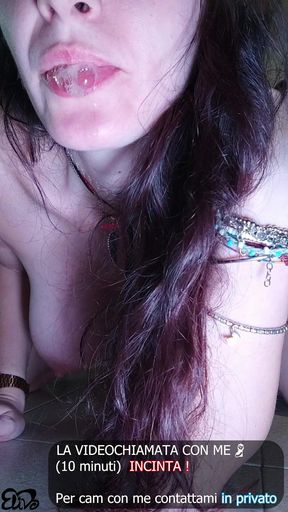 Erotic Video Call with Pregnant Camgirl!