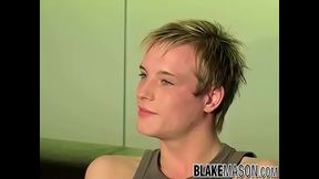 Will, British Blonder Twink 18+ Interviews & Masturbates Solo To A Thrilling Orgasm