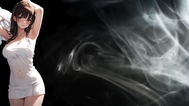 Sauna MILF ASMR Blowjob Chokes Gushing Cum Destroyed Virgin