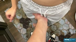 Sexy Couple Turn Their Building Tour Into A Steamy Rooftop Tease