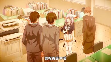 Cosplay Fakes The Anime Smile With A Footjob Gushing HD Hentai