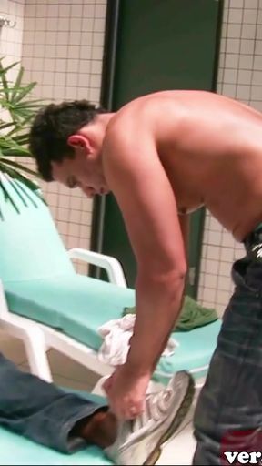 Straight Latino Men Try First Oral Sex Games   Clip 1