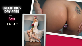 Valentine&#039;s Day Anal. GFE, Bath, Blowjob with Dildo, Asking for Cumshot
