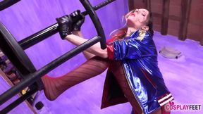 Stunning Mermaid in a Super Sexy Harley Quinn Cosplay Outfit