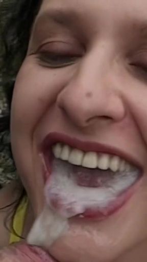 Spectacular moment from "Outside Fantasies: A Shared Seduction in group sex"