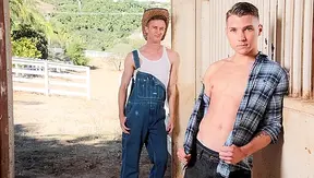 Elye Black and Ty Derrick Plow Each Other in the Barn - Nextdoor Raw