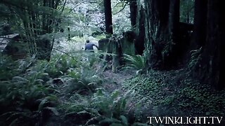 Teenage dude caught by vampire ends up assfucking him rough