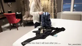 Stepmom's first-time double penetration in a toilet of a shared room with her step son