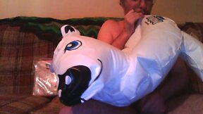 Inflatable Bear and Unicorn