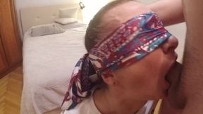 Kishas First Spitty Deepthroat Blowjob