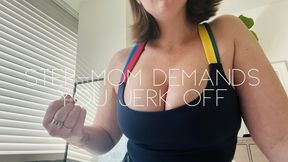 Step-mom demands you jerk off