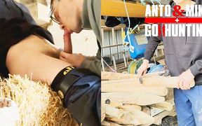 Straight Married Farmer Get's Sucked in His Barn and We Get Almost Caught by Another Worker (5th Visit) -mike-