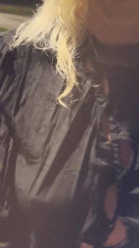 Horny Slut Fucked in the Middle of the Train Station!!