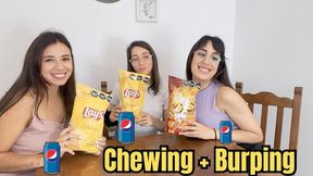 Chewing + burping With my friends