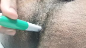 Indian Teen Puts Sharpie's up Ass