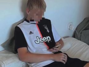 face Reveal Soccer Bro Jerks off in Bed