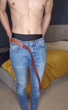 Getting ready to go to the shops.