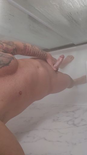 amatuer tattoo bwc shower stroking