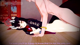 Blue Archive ➤ Wakamo 🗸 狐坂ワカモ - Kitsune Sexy Hentai  R34 Rule34 Furry Anime Waifu Raifu Gamer