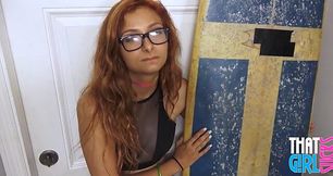 Sensual Small-Titted Stepsis Gives Amazing Blowjob in POV