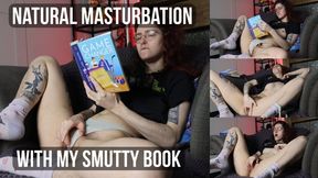 Natural masturbation whilst reading smut