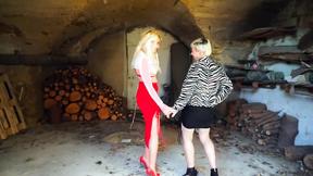 ”Malvina, 45 years old, life office slut!”