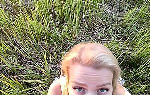 Swife katy, sunset evening with s-wife katy and a huge