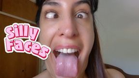 POV Silly faces, crossed eyes Close-up (1080p)