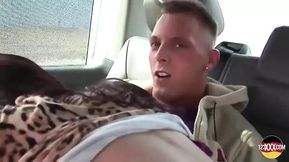 Sexy German Chick Getting Her Round and Fat Ass Sprayed with Cum