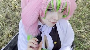 Mitsuri Kanroji Demon Slayer Cosplay � Sunny Day &mdash;  Sweet Mirabelle Plums and a Hot Fantasy
