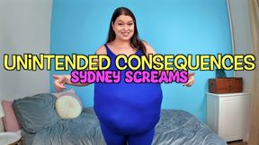 Unintended Consequences - Your Feeder Sydney Screams Realizes That She's Gained Just as Much Weight, if Not More, Than You! - Accidental Weight Gain, Feederism, Fattened - HD 720 MP4
