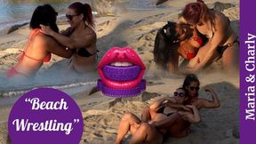 Beach Wrestling *4k and fully UNCENSORED
