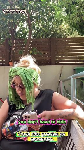 Morning Outdoor Smoking Ritual - BBW Brazilian MILF Goddess