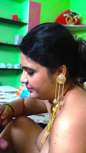 Desi malkin hardcore sex with her servent at dinning when she was alone at home full movie ( hindi audio )   Clip 1