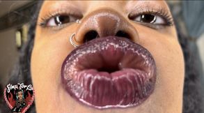 Sloppy First Kiss (Lip Fetish)