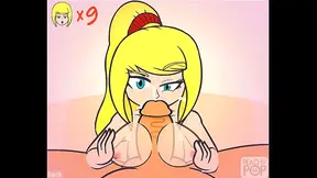 Samus Tempts Giant Warrior with Sultry Strip Tease Hot Oral Tryst – Smash Heat