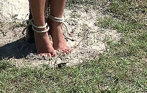 Hot outdoors lesbian fetish movie