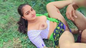 Desi Village girl jungle fuck with bf outdoor forest Sex video tight pussy fuck xxx